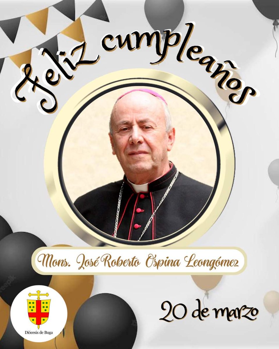 #FelizCumpleaños le deseamos a nuestro Obispo, Mons. José Roberto Ospina Leongómez, Dios bendiga su vida y ministerio entre nosotros.
#SomosUnaFamilia