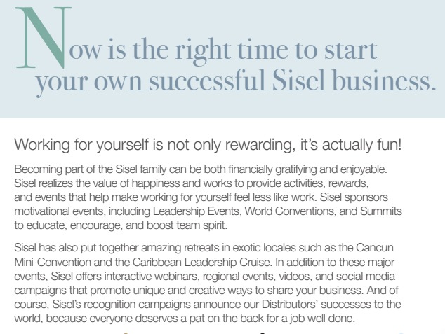 KevinFr14260515's tweet image. NOW is the right time to start your own successful #homebusiness with #Sisel. (sizzle)
Working for yourself in #directsales and #directselling is not only rewarding, it&apos;s actually FUN! sisel.net/sizzlenow 
#networking #networkmarketing