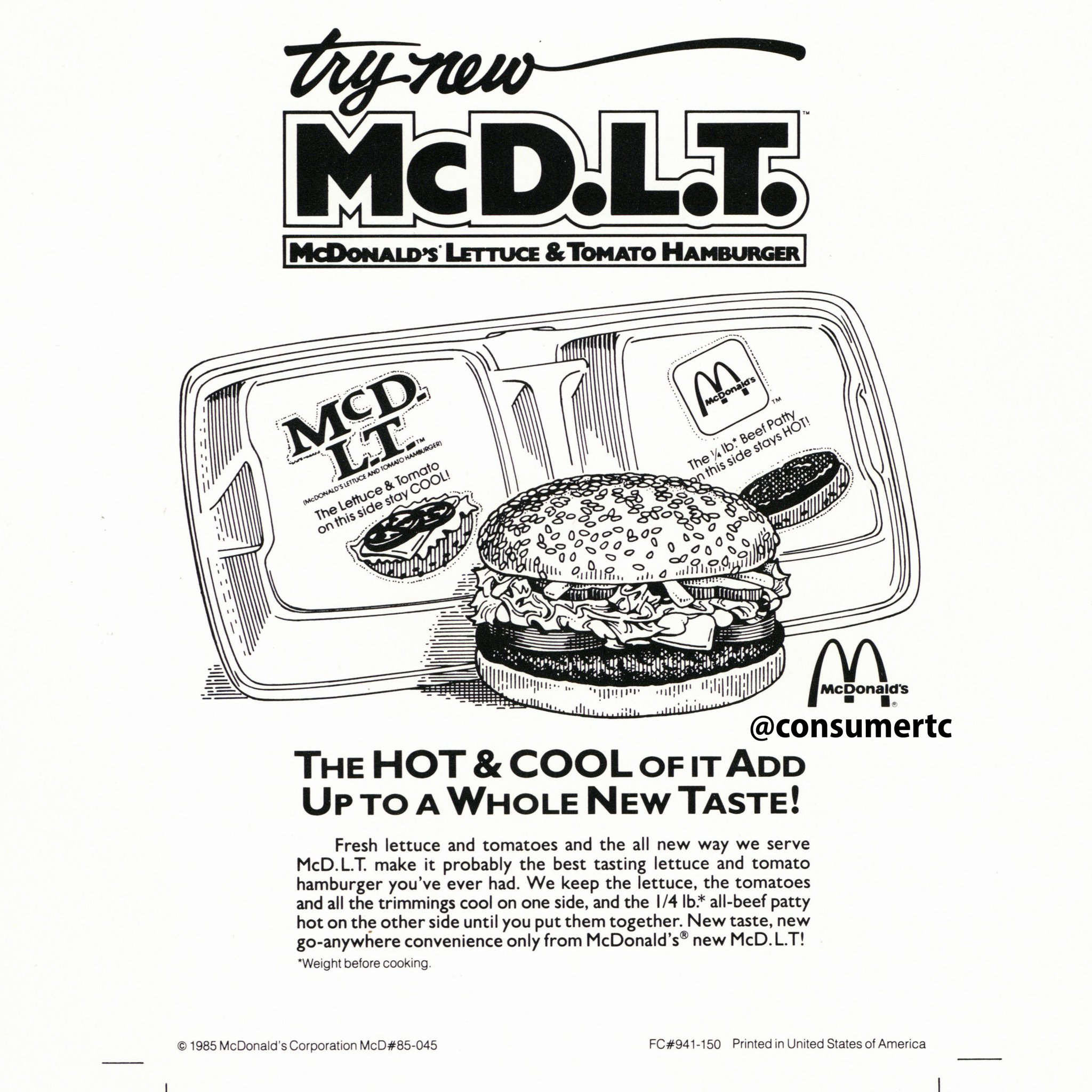 E.T×McDonalds 1985年製ポスター Original Vintage Genuine E.T. Movie Poster 1985 Mcdonald's