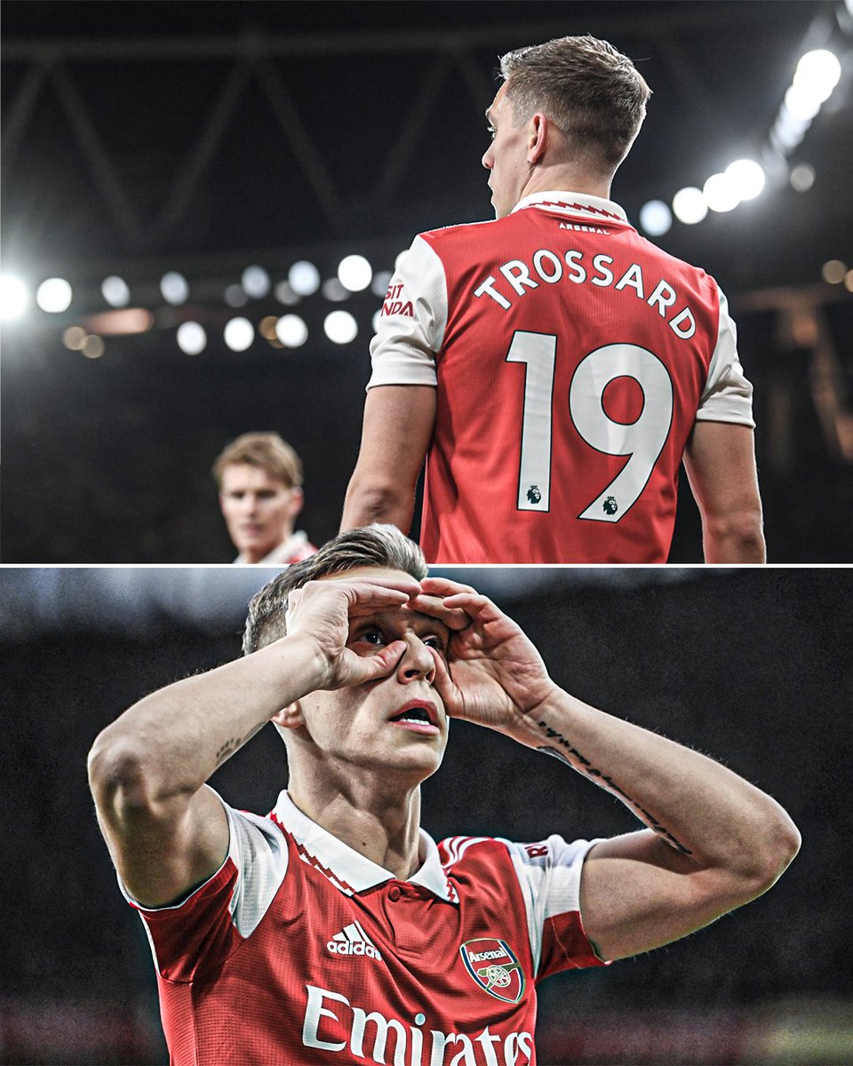 ESPNUK's tweet photo. Only Kevin De Bruyne and Bukayo Saka have more Premier League assists than Leandro Trossard this season.

Arsenal have got another one 👏 https://t.co/JOlEszcgez