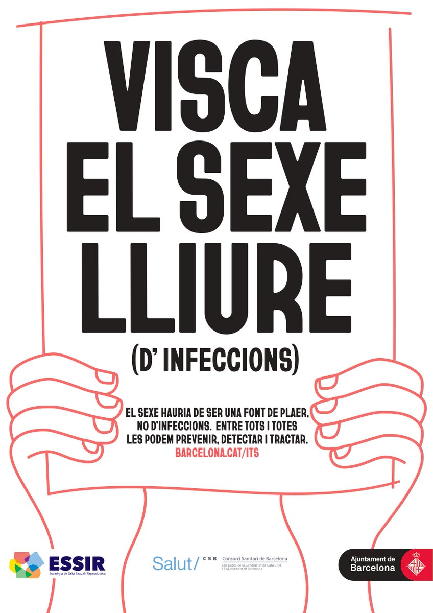 Les infeccions de transmissió sexual es poden prevenir i detectar, cal que es coneguin, desestigmatitzar-les i practicar i gaudir de sexe segur lliure d’infeccions.
BCN posem en marxa campanya comunicativa amb +60 entitats per parlar i informar d'ITS.
👉barcelona.cat/its
