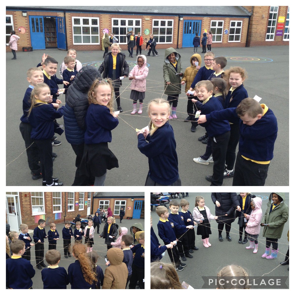 A great activity to show how everything in nature links up and depends on each other to survive! Well done year 3! 🐿 🌳 🥜 🐛 🕷 @year3UCPS2022 #scienceweek #BritishScienceWeek2023 #natureconnections <a href="/UCPrimary/">Usworth Colliery Pri</a>