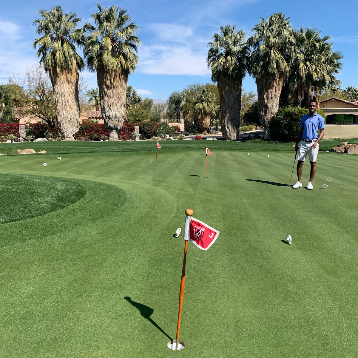 Holderness & Bourne on Twitter "Putting course at The Q. 🌴"