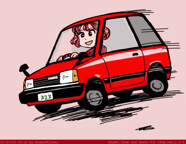 #みなさん2年前の今頃はどんな絵描いてましたかジムニー 、、、じゃない 