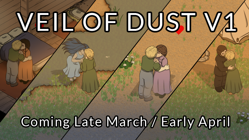 OMG. We. Are. So. Close.

#VeilofDust #IndieGameDev #indiegamedeveloper  #FarmSim #StoryRich