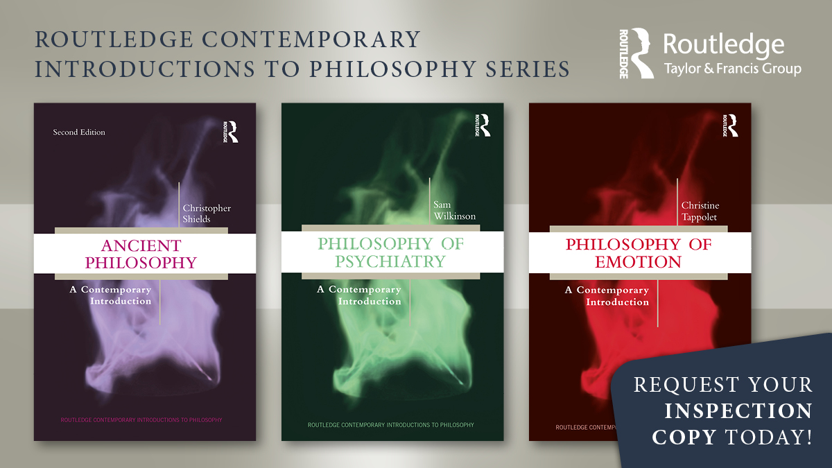 The RCIP series has introduced UGs to the subareas of philosophy since Audi’s *Epistemology* ('97). Titles now on all major areas of philosophy, by world's leading scholars. Request an I.C. for fall courses or use code RCIP23 to get 25% off a PB. spr.ly/601337JV1