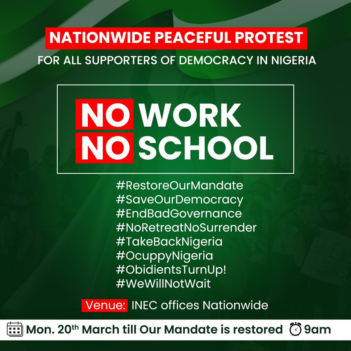 TheObidientDet1's tweet image. #RestoreOurMandate
#RestoreOurMandate
#RestoreOurMandate
#RestoreOurMandate
#RestoreOurMandate
#RestoreOurMandate
#RestoreOurMandate
#RestoreOurMandate