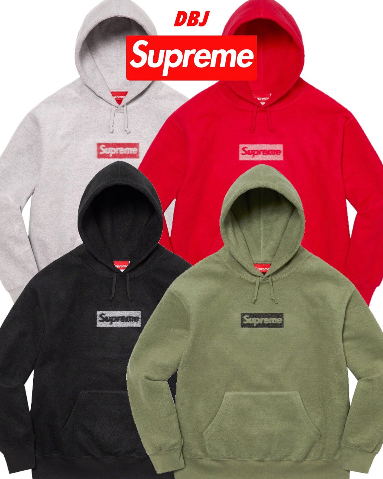 DropsByJay on X: Supreme Inside Out Box Logo Hooded Sweatshirt