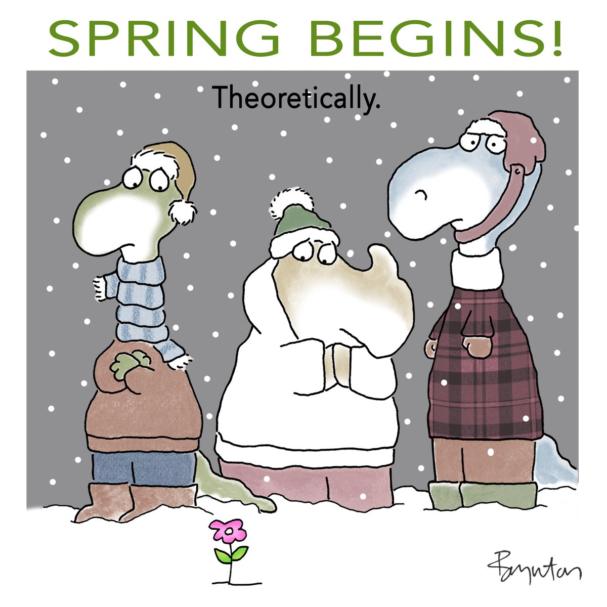 #Spring #JustKidding