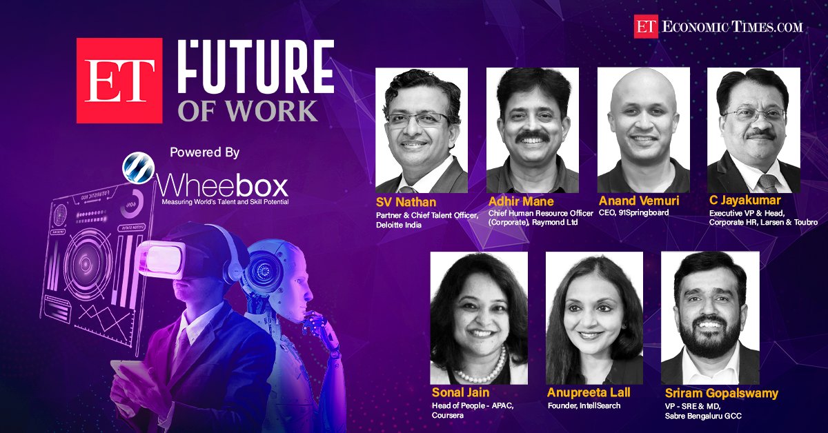 EconomicTimes's tweet photo. #ETFutureofWork Summit 2023, on March 22-23, to bring together business leaders &amp; stakeholders from the HR industry to share insights &amp; strategies to define new global standards shaping employee engagement &amp; experience in workplaces of future. Register Now https://t.co/hDNwxOwAAQ https://t.co/wp5ek5RJ9Y