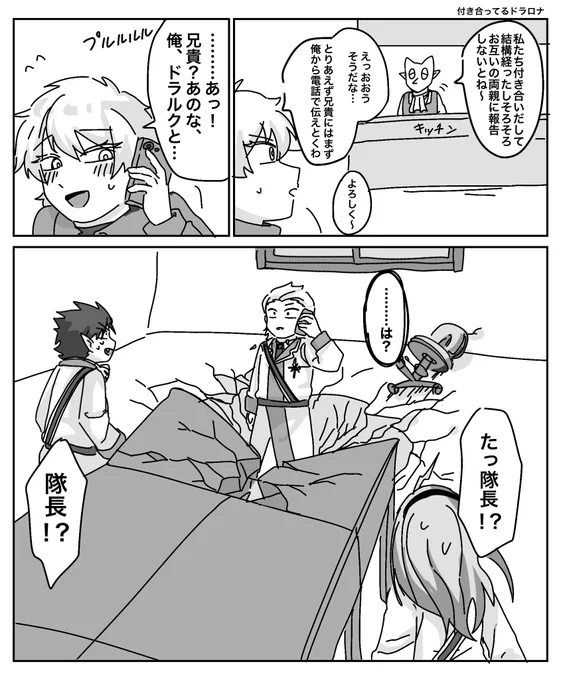 兄過激派のロと弟過激派のヒヨとドラロナ 