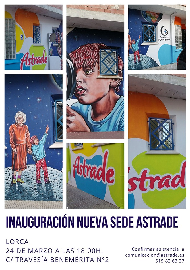 AstradeRMurcia's tweet photo. ¡Este viernes 24 de marzo ampliamos la familia de Astrade!
Inauguramos nueva sede en Lorca, a las 18:00h en la calle Travesía Benemérita N2
Si quieres asistir confírmanos tu asistencia en el correo o el número que aparece en el cartel.
¡Te esperamos!
#Astrade #Lorca https://t.co/HDg1qTqnSR