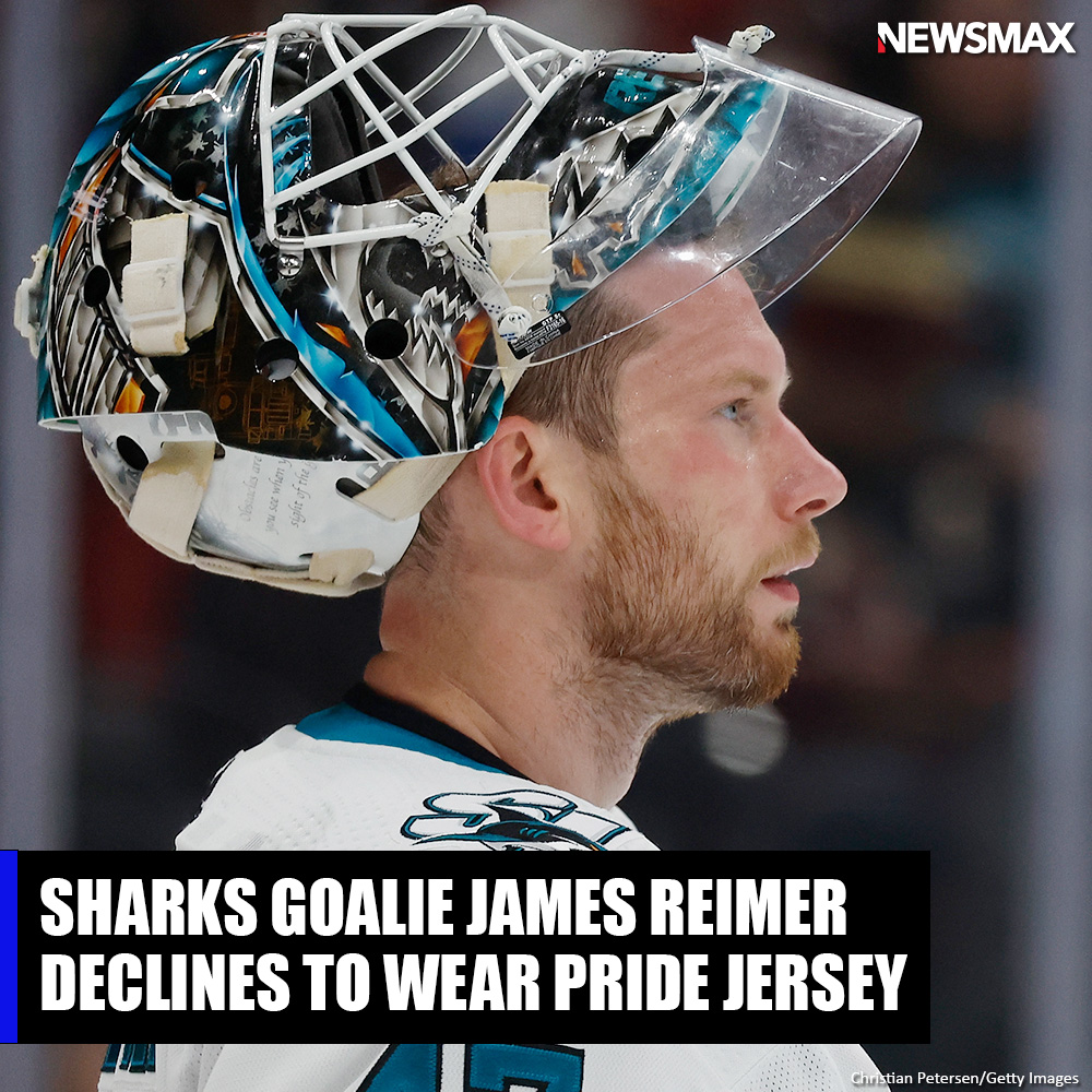 Sharks goalie James Reimer declines to wear Pride jersey
