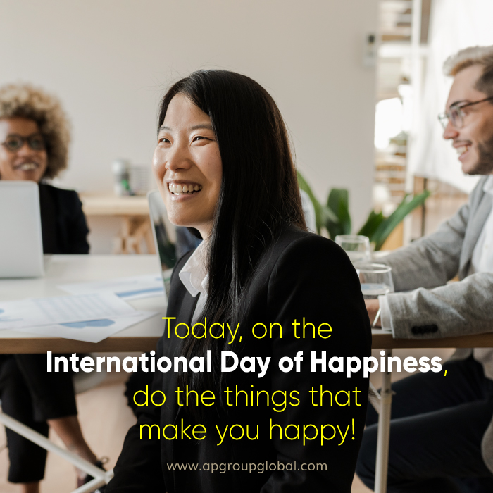 APGlobalEnergy's tweet photo. Today, on the International Day of Happiness, do the things that make you happy and spread joy to others! 😀
Happy employees are 13% more productive - if you don’t have the job satisfaction you seek, register with us to find a new role.
#internationaldayofhappiness #recruitment https://t.co/XXtRtffju6