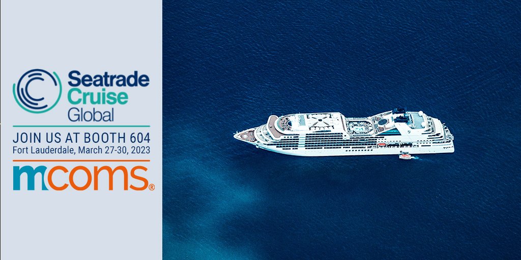 mcom_HOTstream's tweet image. Join MCOMS at Seatrade Cruise Global 2023  at Fort Lauderdale Broward County Convention Center from 27 - 30 March 2023, Booth #604.
Find out how you can keep your passengers engaged with MCOMS HOTstream Cruise platform creating opportunities to communicate directly with them.