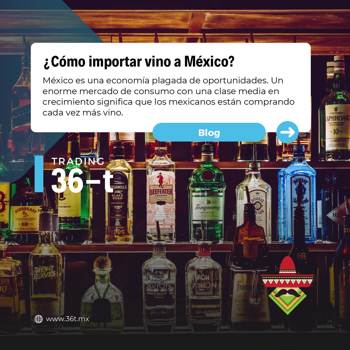 36t_group's tweet photo. 🍷🇲🇽 ¿Cómo importar vino a México?
.
.
▶️ ¡Te invitamos cordialmente a que puedas acceder a este #ContenidoEspecializado completo entrando a nuestro #Blog36t!
.
https://t.co/83g29KGeWd https://t.co/b7TfyjCYAj