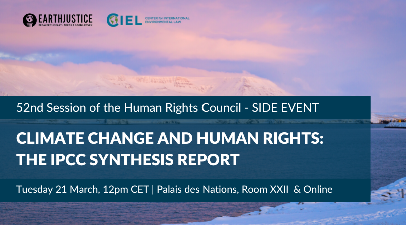duycks's tweet photo. 🚨timely 🇺🇳#HRC52 side event tomorrow to review key findings of new #IPCC Report from perspective of #HumanRights - great line up of experts representing UN, academia, governments &amp; CSOs 
📅Tue 21 Mar, 12pm CET
📍UNOG, room XXII
📺to join online: https://t.co/9A6Ai7SvSL https://t.co/IMwAfVv4yk
