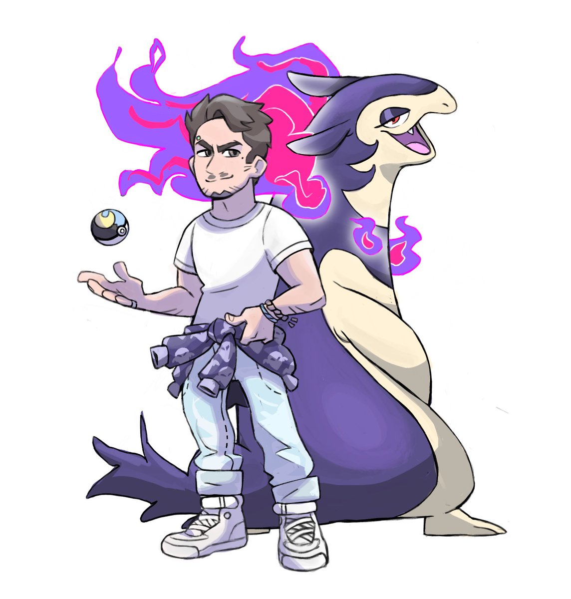 I recently got @subjectively_5 Poketto brushes and they’re great!
I figured I’d use them to make me trainersona !

#pokemon #trainersona #trainer #pokemontrainer #fanart #hisui #typhlosion #hisuantyphlosion #illustration #art #characterdesign #nintendo #gamefreak #pkmn