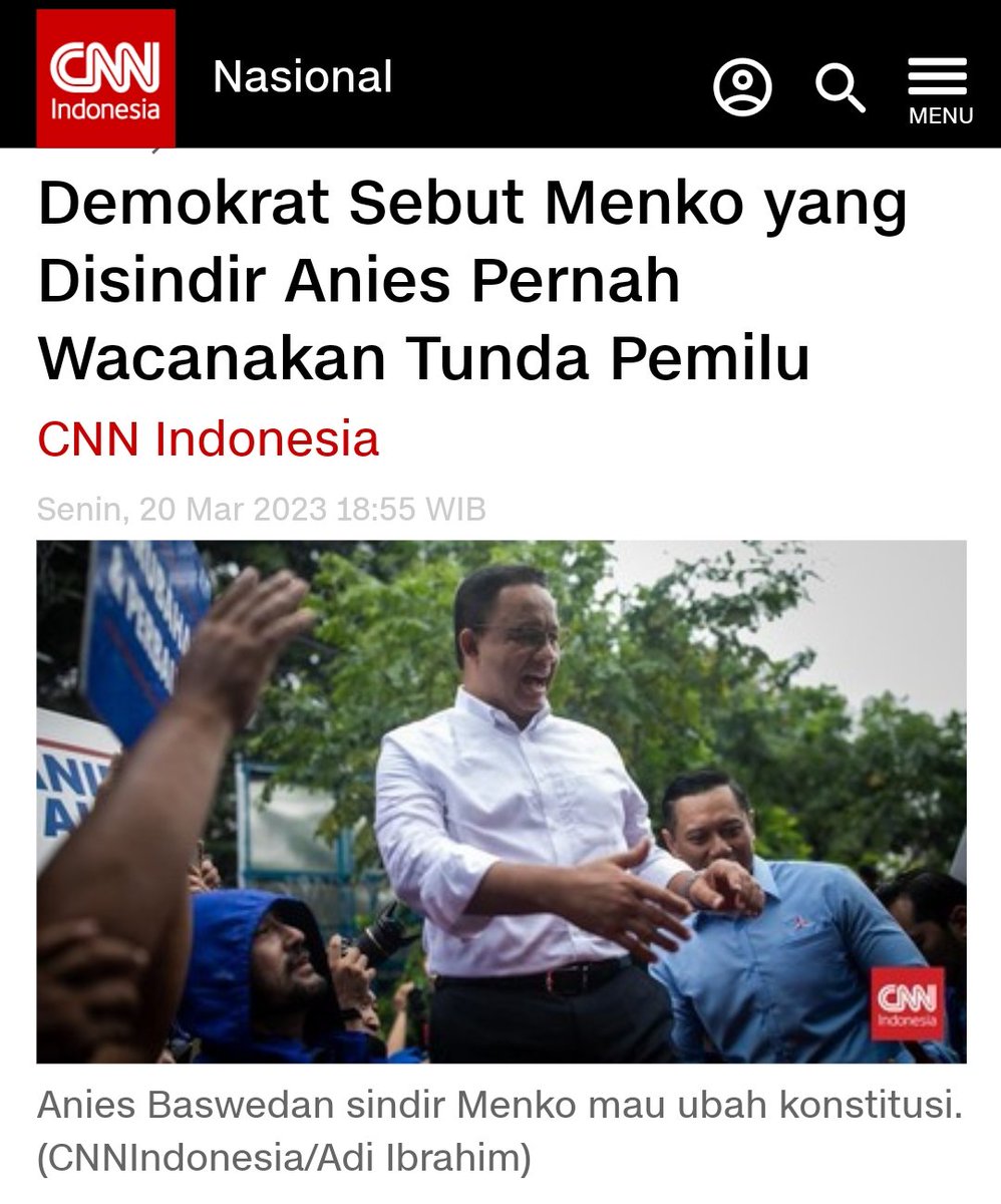 Saya sebagai Ketua Umum Partai Slebew menantang pak <a href="/aniesbaswedan/">Anies Rasyid Baswedan</a> atau <a href="/PDemokrat/">Partai Demokrat</a> menunjuk atau menyebut langsung siapa namanya

Ayolah pak boss ga usah jd pengecut. Katanya Koalisi Perubahan, buktikanlah..!

Retwit Keras, biar kami tahu ketulusan kalian mau merubah Bangsa ini..