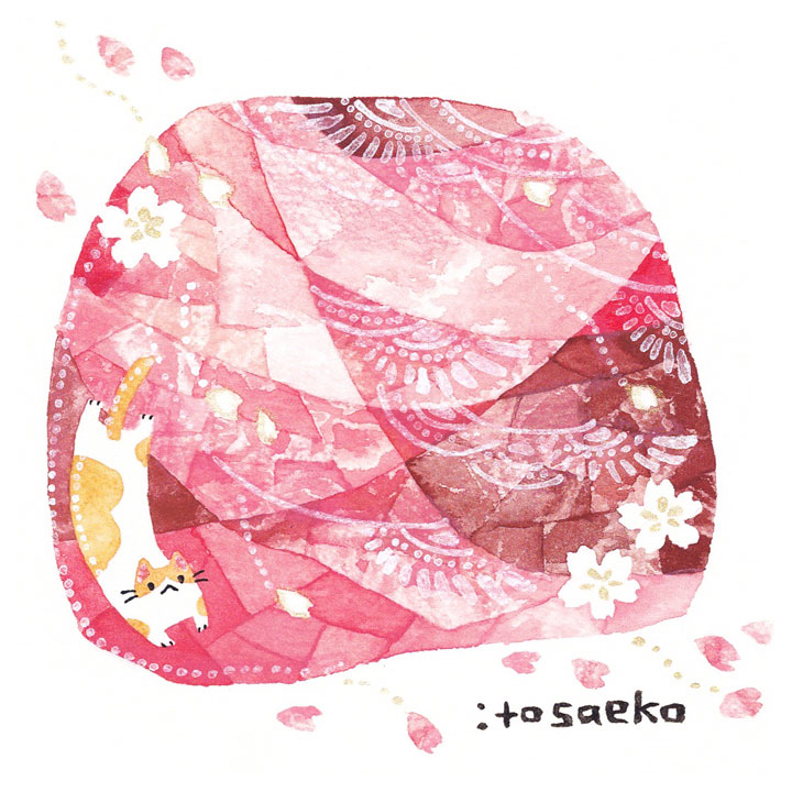 「#桜の作品でTLにも桜を咲かせましょう 」|itosaekoのイラスト