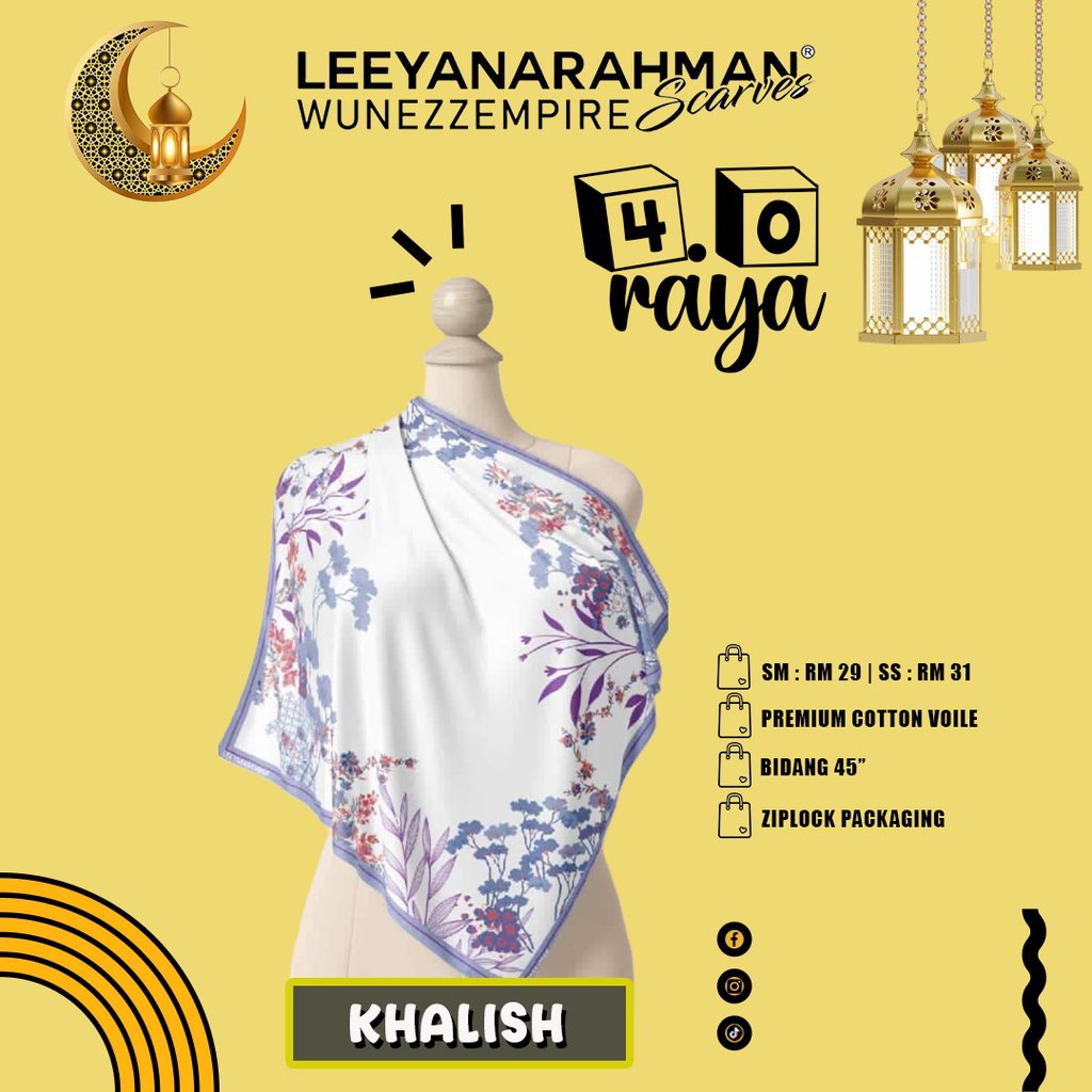 __yemma's tweet photo. 🌸Khalish
🌸RM 29
🌸Material Cotton Voile
🌸Leeyanarahmanscarves (cahaya cinta ramadhan)

Klik link in bio for purchase 😄 https://t.co/JiUrdZhYIO