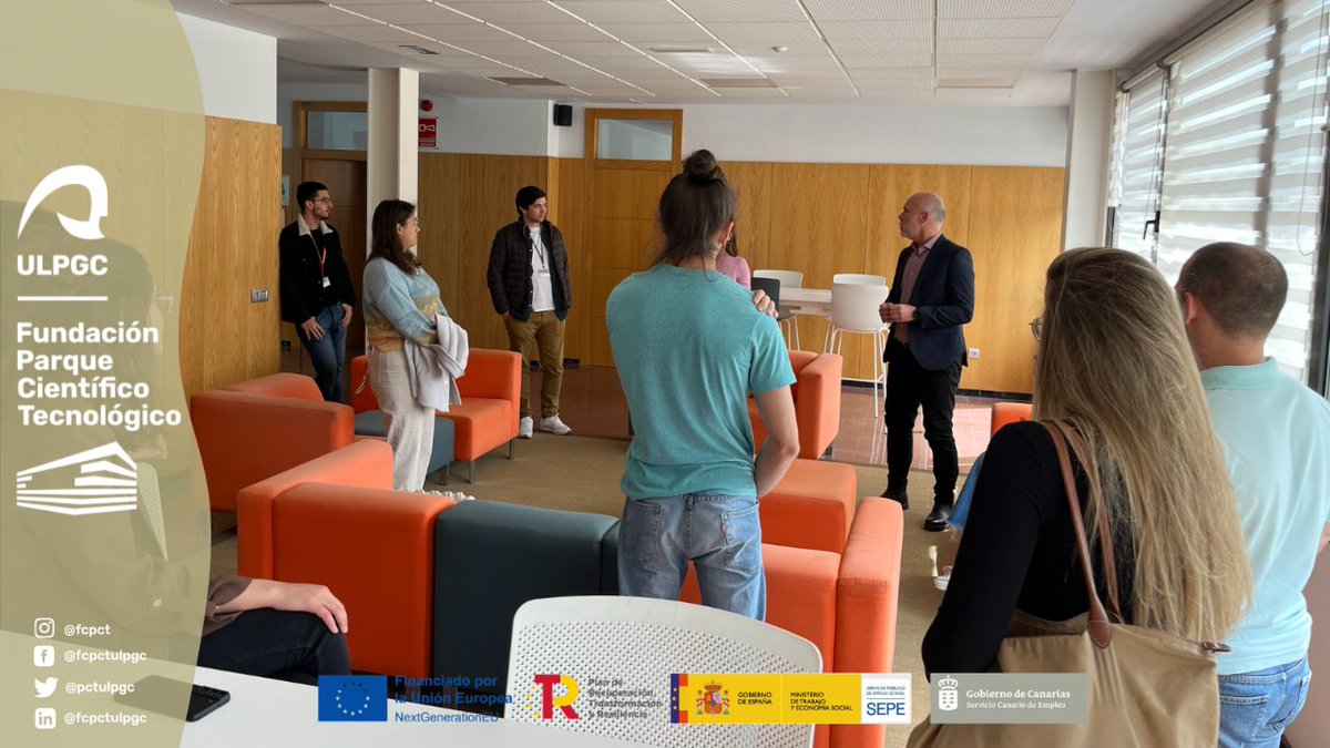 ⭕ Damos la bienvenida a estos jóvenes investigadores que comienzan a trabajar en departamentos del #FPCT_ULPGC

➡️ Una actuación del Plan de Recuperación, Transformación y Resiliencia financiado por la Unión Euroepa-Next Generation EU.

📍 Conócenos 💻 fpct.ulpgc.es/es