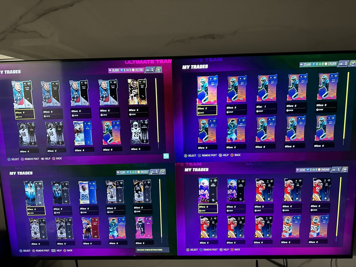 Willgamesplug's tweet photo. LTDs on sale 🎉🎉🎉🎉
127 on PlayStation
89 on Xbox
Instant delivery & Bans free
360+ positive reviews in pinned tweet
We are also buying Ltds/coins if you want to cash out
Like and retweets are appreciated
#madden #Madden23 #MaddenNFL23
#mutcoin https://t.co/6YsnAfzXZL