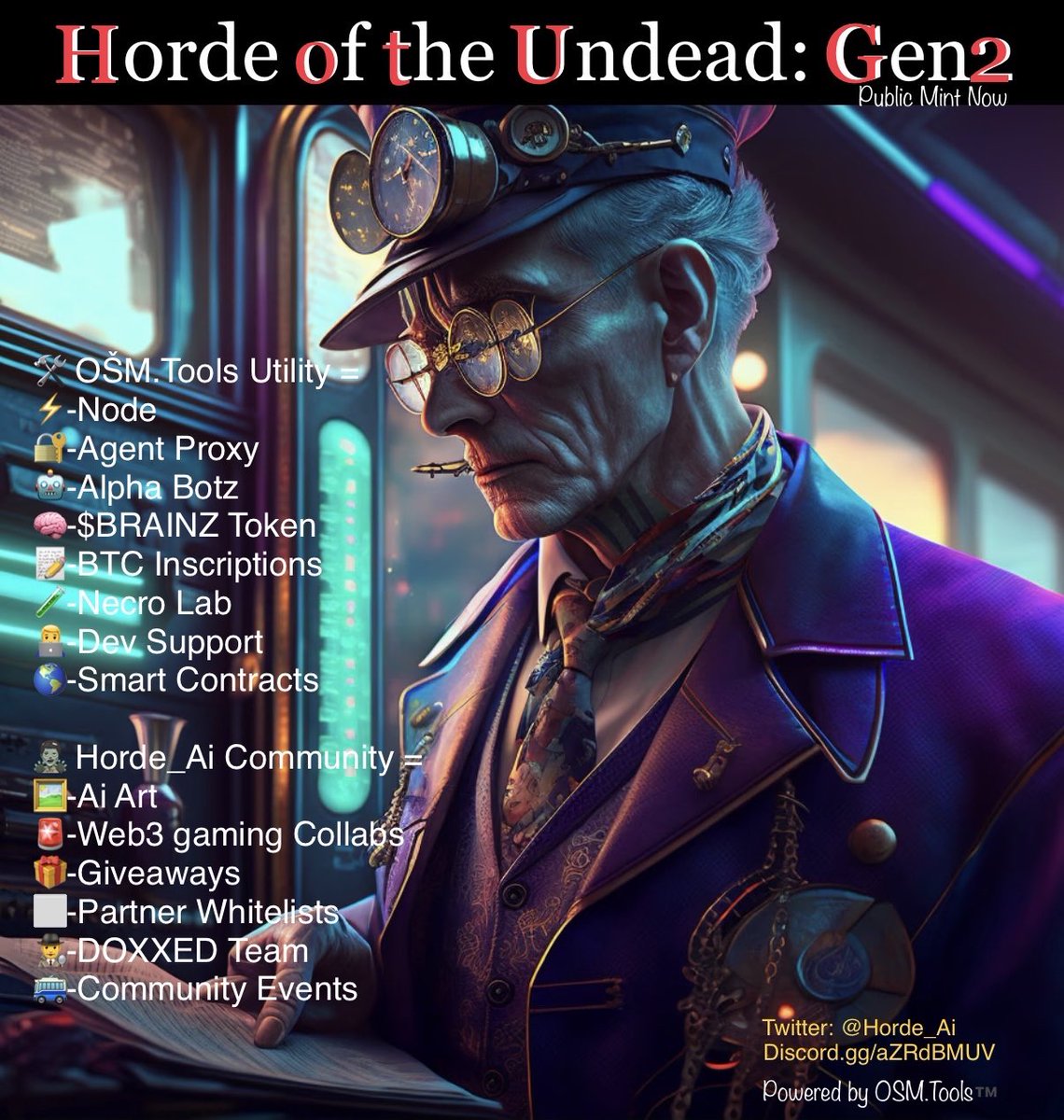 Matt AF (@mattdotcrypto) on Twitter photo Now is the time to mint a <a href="/horde_ai/">Horde of the Undead</a> Gen 2 token. 
-
Insane utility and use case to keep you safe in web3, inscribe to BTC- get an Ordinal AND keep your ETH asset! Now is the time to mint a <a href="/horde_ai/">Horde of the Undead</a> Gen 2 token. 
-
Insane utility and use case to keep you safe in web3, inscribe to BTC- get an Ordinal AND keep your ETH asset!