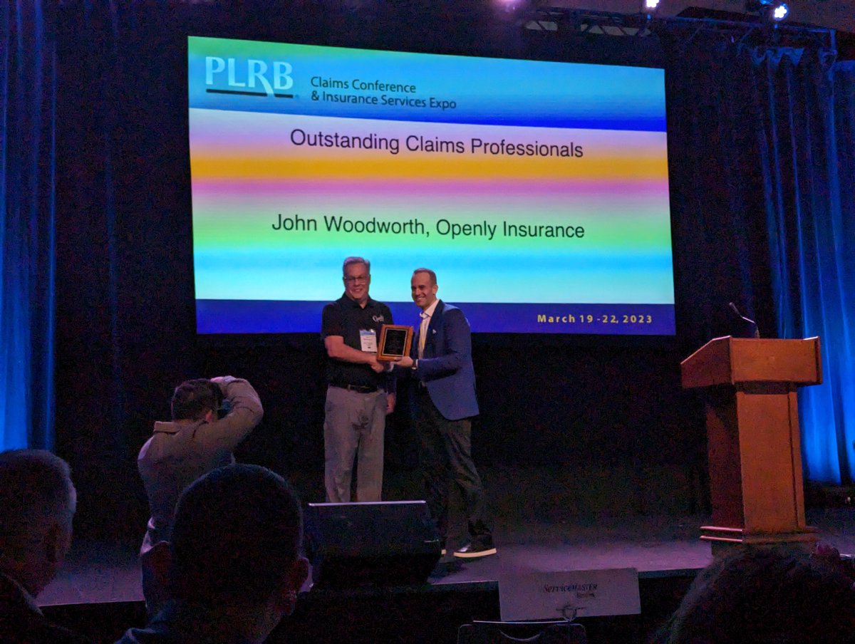 Congratulations to the 2023 Outstanding Claims Professionals Award Winners!
Raymond Ramos
Allstate Insurance Group

Brenda Roh
Grange Insurance/Integrity Insurance

John Woodworth
Openly Insurance Company

#PLRB #ClaimsConference2023 #YourClaimsStory