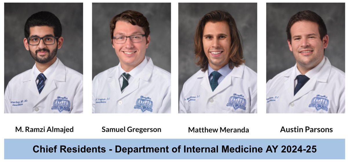 mralmajed97's tweet photo. Thrilled to have been selected to serve as a Chief Resident at @HFHIntMedRes for 2024-2025! Excited to work alongside an amazing cohort to advance the program 🌟 https://t.co/OCme953YfU