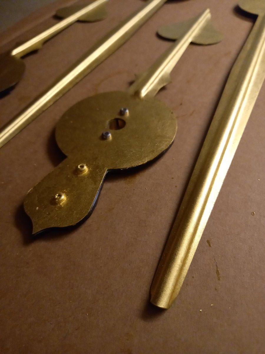 HawkinsClocks's tweet image. Clock hands with 23 1/2 carat gold leaf hand applied. Ensuring our clocks are striking (excuse the pun) as well as practical.

hawkinsclocks.co.uk

#clockhands #exteriorclocks #interiorclocks #clocks #dials #ukmanufacturing #schoolclocks #officeclocks #sportsclocks