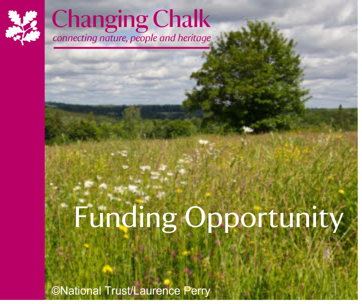 We have launched a new #communitygrantscheme this week as part of the Changing Chalk project. Funds from £250 to £5k available to groups in the eastern South Downs. 

Part of #changingchalk and in partnership with <a href="/HeritageFundUK/">The National Lottery Heritage Fund</a>  

Please retweet.

bit.ly/3TAsDo0