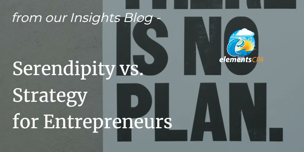 elementscpa's tweet image. There Is No Plan.

Perhaps strange coming from a team specializing in #BusinessStrategy and #FinancialDesign for entrepreneurs

But stick with me . . .  (on our blog: e-cpa.com/3YjNwVa)