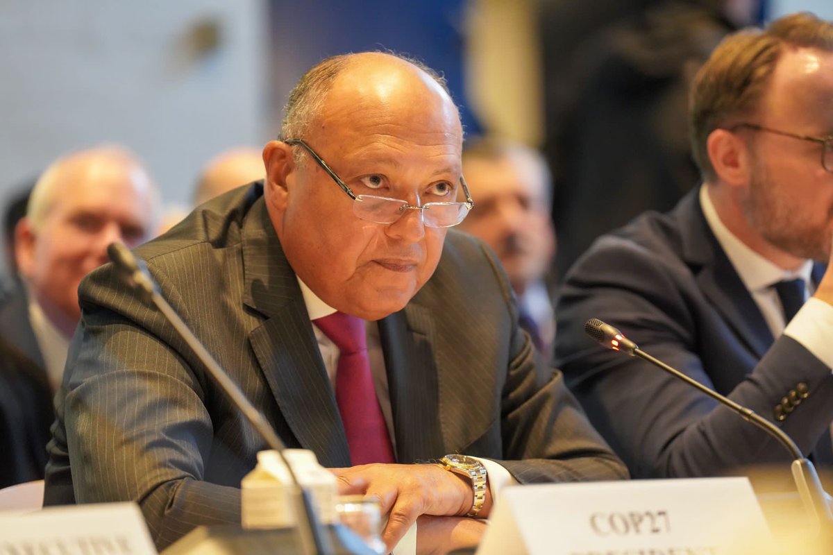 'At #COP27, Parties agreed on landmark breakthroughs. While I welcome the impactful outcomes that came out of Sharm El Sheikh, I am conscious that there lies a long journey ahead of us towards #COP28 & beyond.” - Sameh Shoukry, COP27 President at #CopenhagenClimateMinisterial