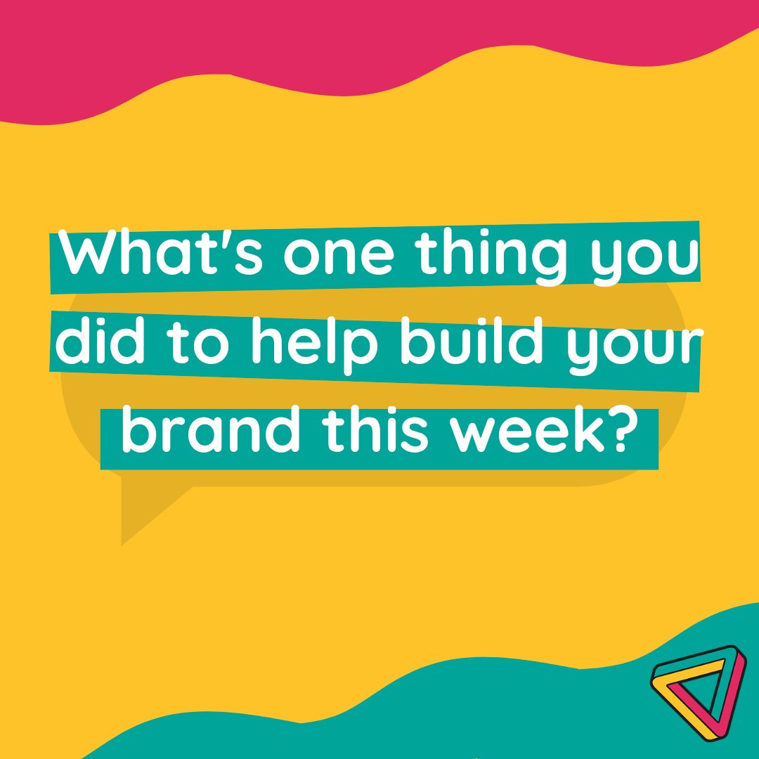 Your turn! Let us know what you’ve been doing to make your mark and build your brand recently 🤔👇