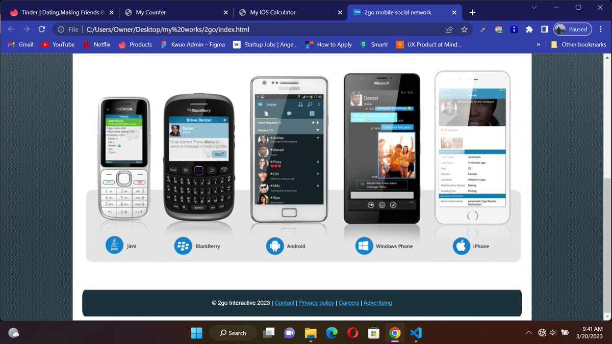 Ohani_Kizito's tweet photo. This  is my replication of it 😇

#tech #webdevelopment #FrontEndDeveloper #2goodatfirstsight https://t.co/AX4Fotv1I6