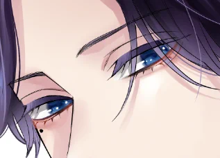 新規のカラーイラスト作画中我下まつ毛と泣きぼくろと涙袋大好きマン#黒崎さんの一途な愛がとまらない 