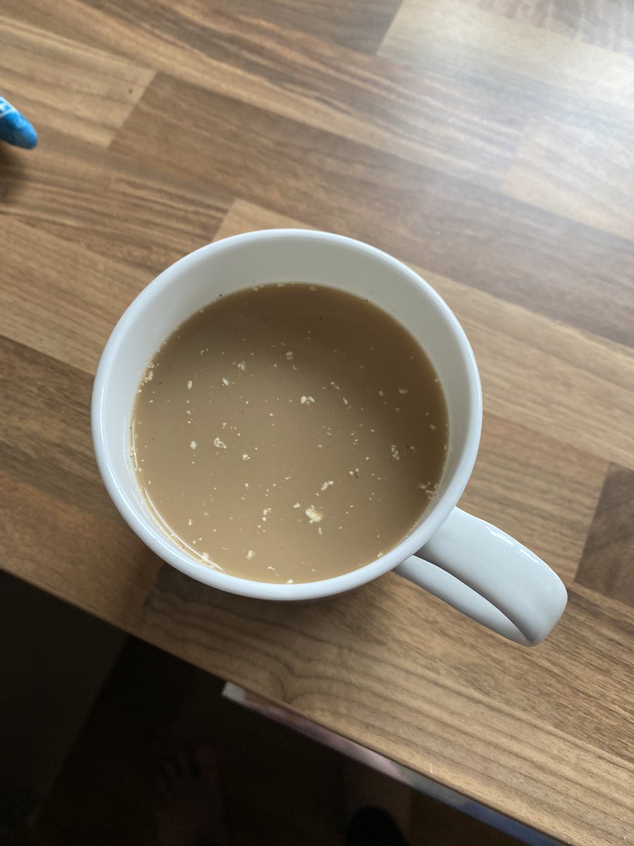TheKateGrindal's tweet photo. Well that’s my coffee ruined, thanks @asda! Newly opened bottle, kept in the fridge, and use by date of tomorrow. Surely it should be fine? What a waste! https://t.co/Yo0O4PxyPi