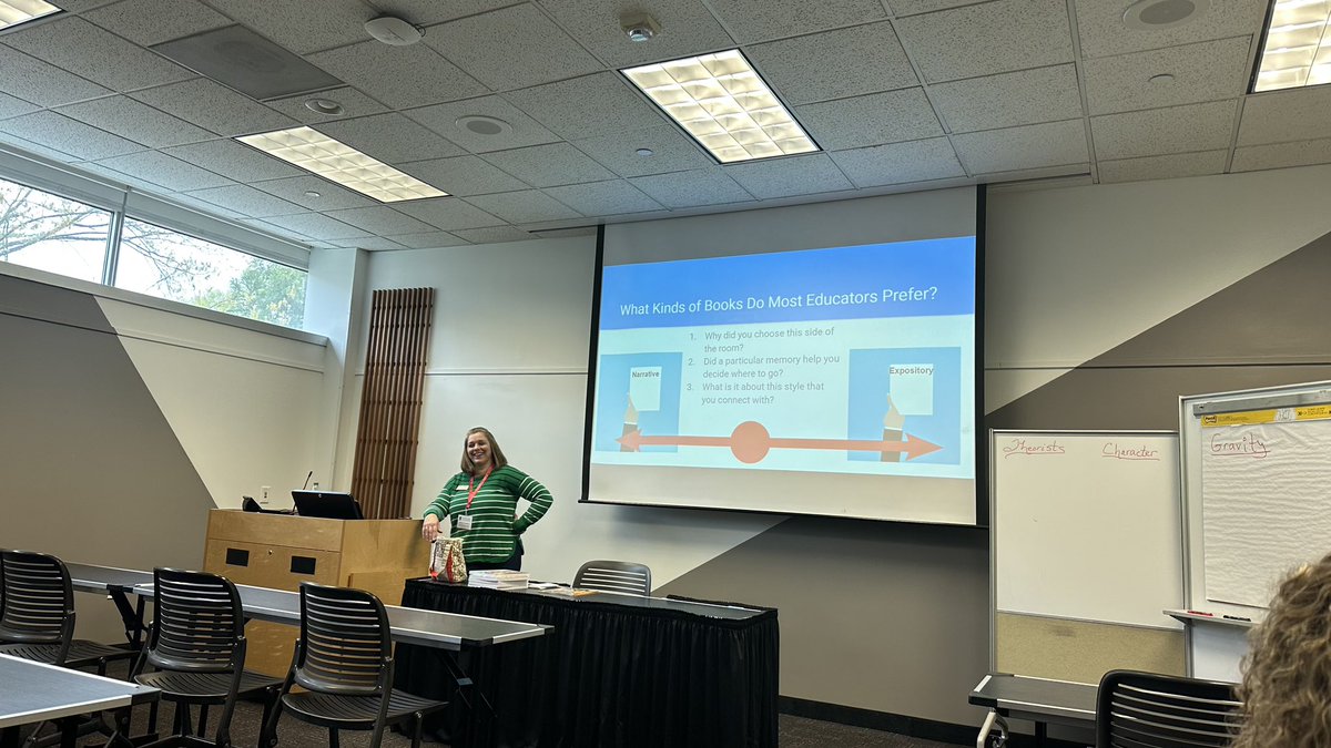Dr. Jessica Thompson and Dr. Kevin Powell, School Library Media faculty, attended the Georgia Conference on Children's Literature last week. 📚 Lots of learning, collaborating, recruiting, and FUN!

#GoWest #uwgetf #etfslm
<a href="/UWG_COE/">UWG_COE</a>