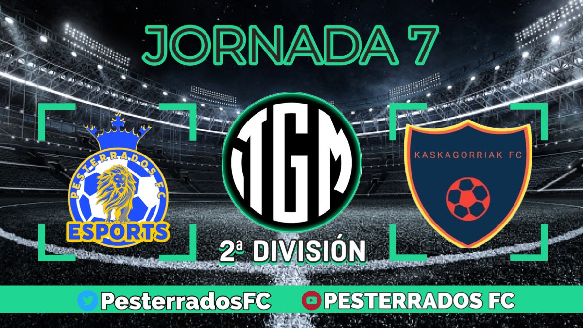PesterradosFC's tweet photo. Esta noche:

🏆@Ace_espanaa 🔵🔵
🗓️2ªDIVISIÓN | Jornada 1 |
⏰22:00H
🆚@CDREALSPORT 

🏆@Liga_TGM ⚫️🟢 
🗓️2ª DIVISIÓN | Jornada 7 |
⏰22:20H
🆚@kaskagorriak 

Síguenos en 🔴DIRECTO a través de nuestro canal de YouTube📡:
📺PESTERRADOS FC

#FIFA23 #ClubesPro #11vs11 https://t.co/mFiOkVr32m