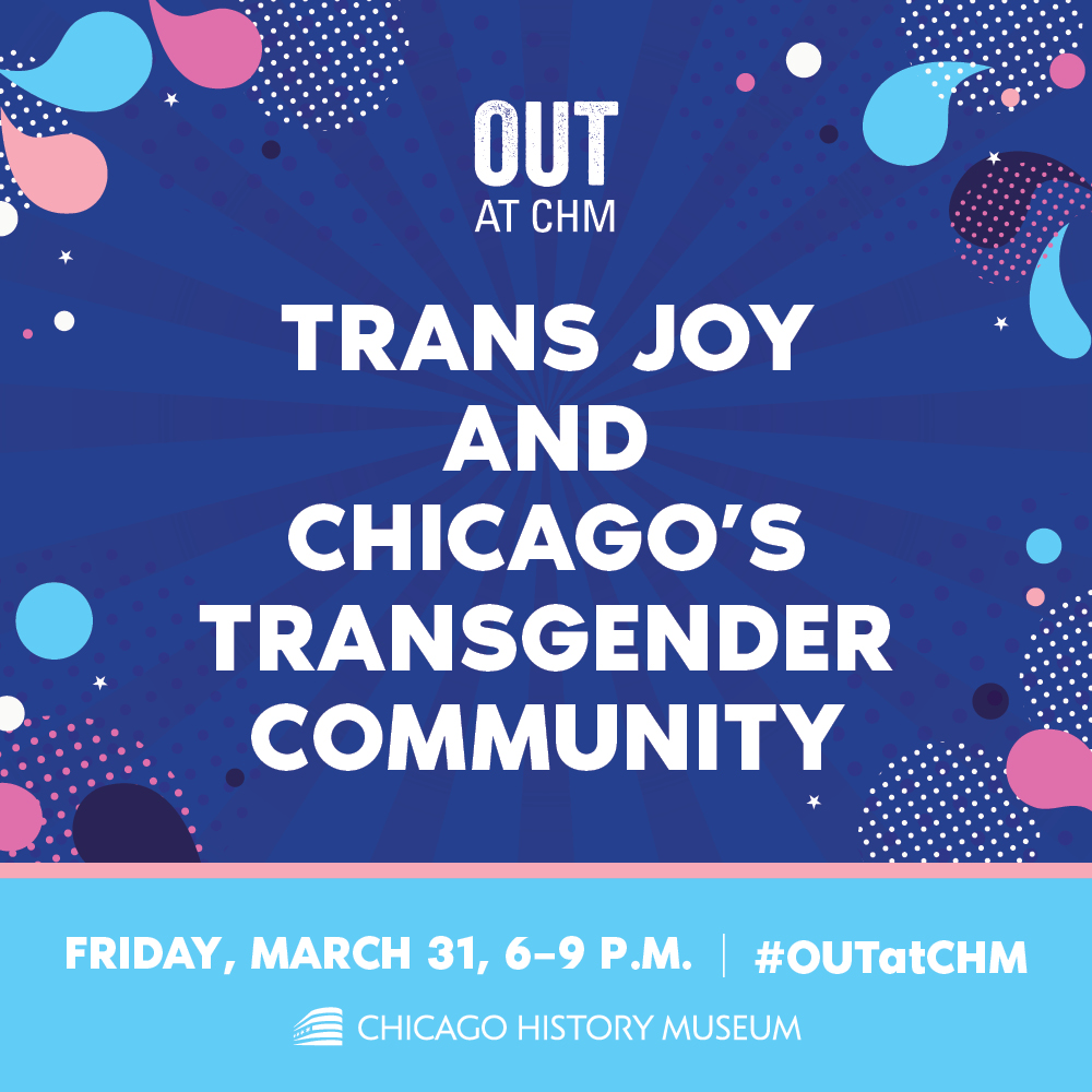 ChicagoMuseum's tweet photo. On 3/31, join us at @ChicagoMuseum for Trans Joy and Chicago’s Transgender Community feat. Gearah Goldstein of @GenderCool, Bonsai Bermúdez of @WeSayYEPP, social worker K. Tajhi Claybren, & clinical social work/therapist Avi Bowie. 🎟️: https://t.co/aVxPv9nRbG #OUTatCHM https://t.co/dcZcUqidWH