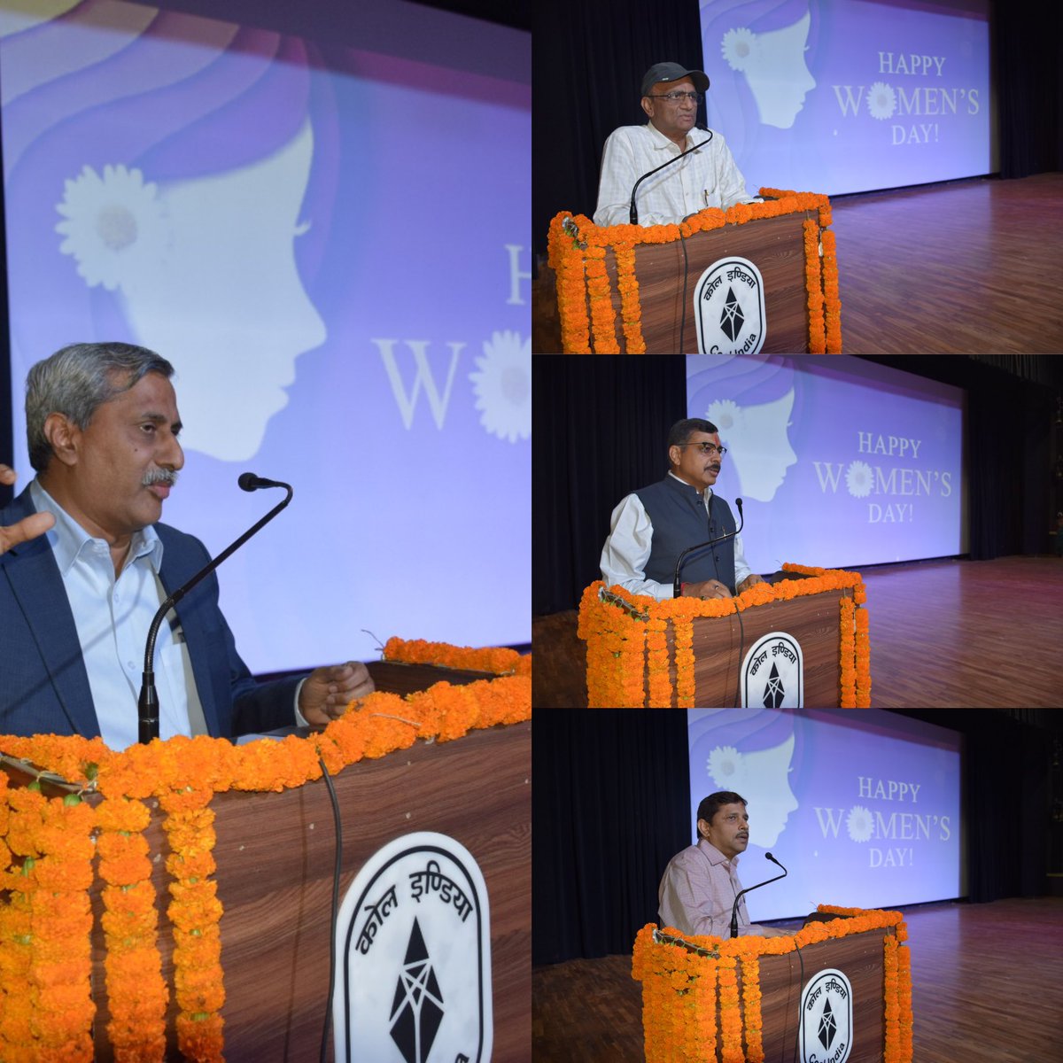 CCLRanchi's tweet photo. #TeamCCL organised a workshop on Innovation and Technology for Gender equality. Padma Shri Ms Chutni Mahto along with Ms Nisha Oraon,IRS and life coach Ms Rashmi Saha graced the occasion and shared their thoughts.
Female achievers of the company were felicitated on the occasion https://t.co/XIdv9moYFQ