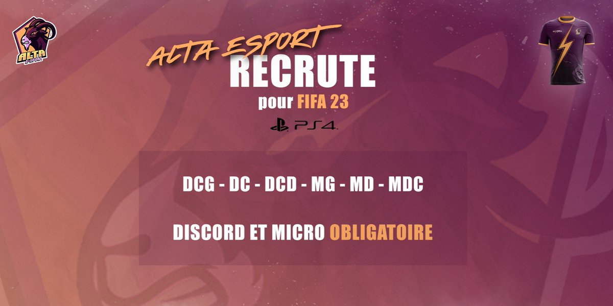 On recrute ! 
Club engagé dans plusieurs compétitions sur PS4 
discord.gg/Yg4SXdtcrP

<a href="/Cherche_1Groupe/">Cherche 1 Groupe</a> 

Possible de RT?