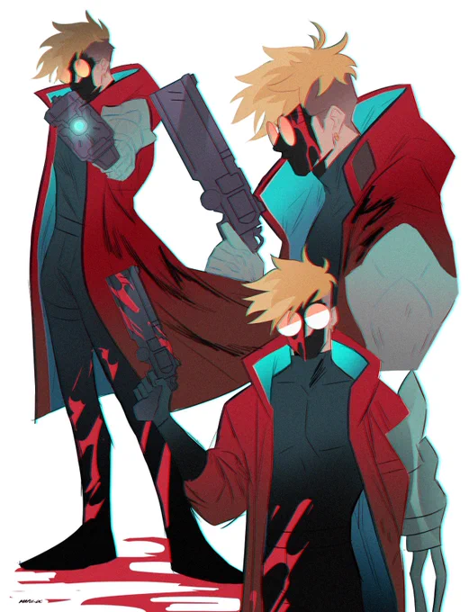 oh no it's the scary vash#TRIGUNSTAMPEDE 