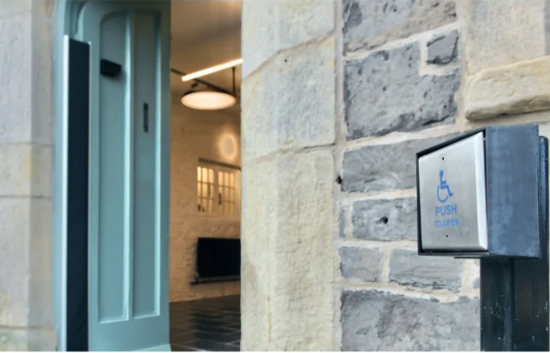 DoorwaysNI's tweet photo. We were delighted to be involved in the newly restored Enniskillen Workhouse project
As a specialist delivering access control, doors &amp; ironmongery, we provided the door automation including push pads for disabled access purposes
Read more in NI Builder - https://t.co/ttfpLq7liw https://t.co/WDAOTiItoG