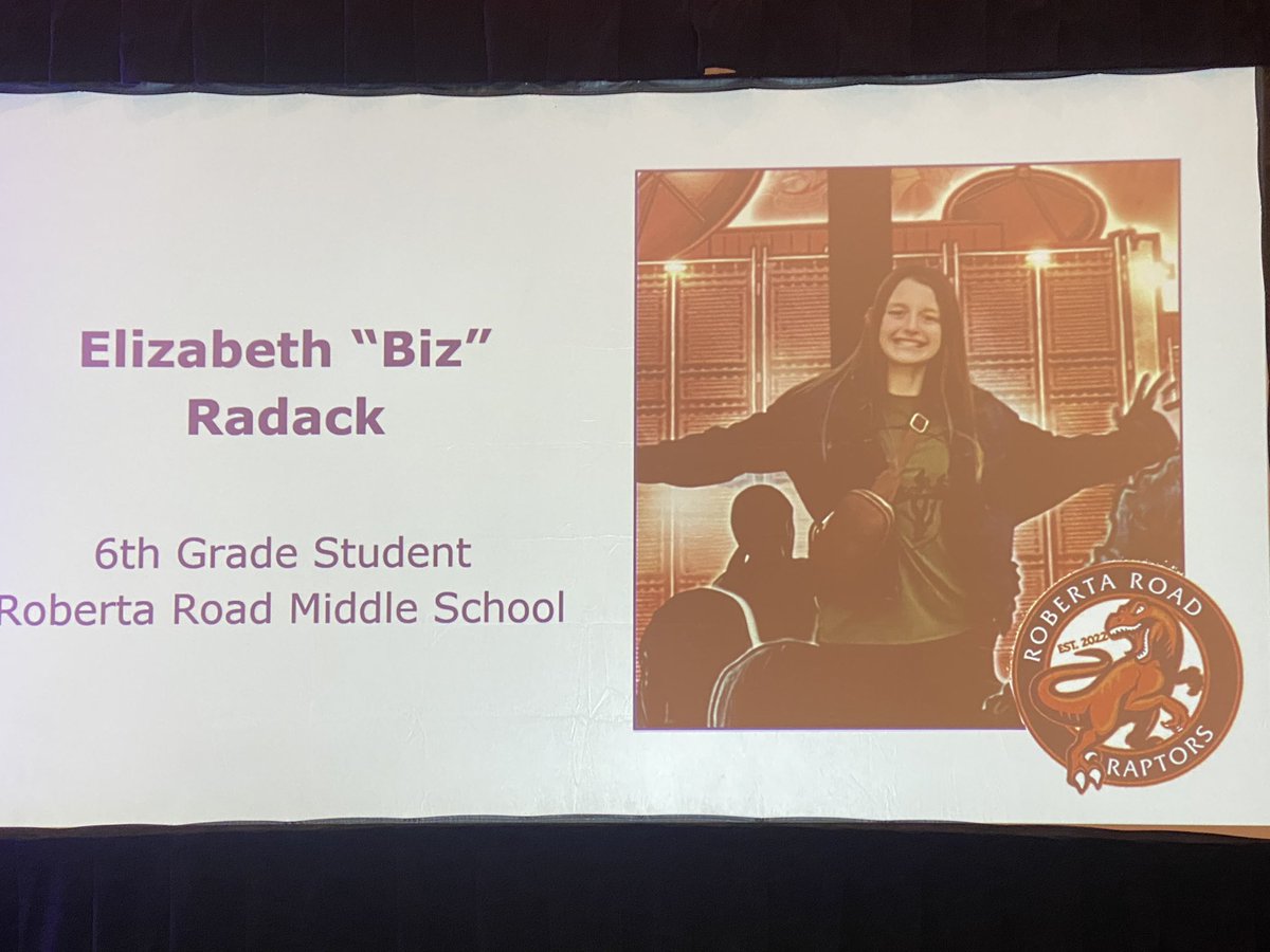 FreebirdsShire's tweet photo. Loved hearing from Elizabeth “Biz” Radack, 6th Grade student from the Chinese Immersion program at Roberta Road Middle School @CabCoSchools. Biz greeted us in 中文 and introduced our keynote speaker @mr_Alsheimer WOW!!! Excited to be @NCMiddle @ParticipateLrng #UnitingOurWorld https://t.co/vvQ7iQehj7