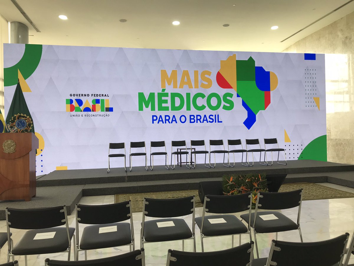 Daqui a pouco o lançamento da nova etapa do Programa Mais Médicos