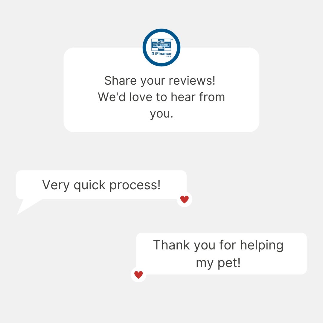 Have you and your pet had a good experience with Petcard that you would like to share? Send us a message! 📧