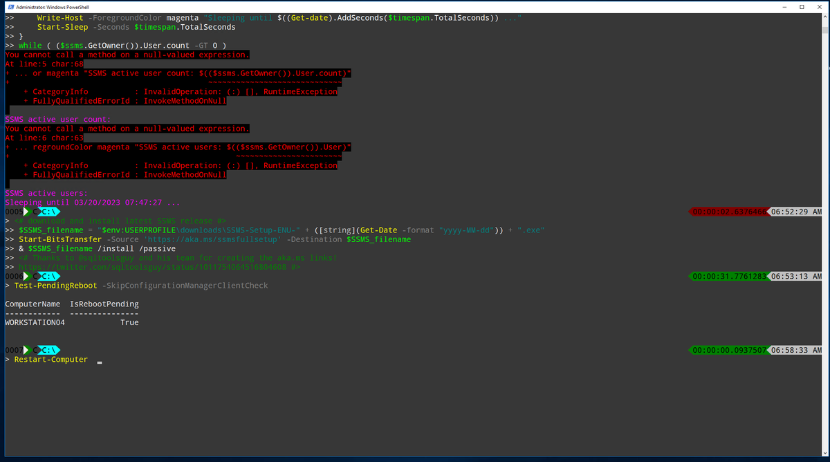 Lars Rasmussen (@nanodba) on Twitter photo New version of SSMS 7 days ago - time to make the donuts...
(installing/upgrading using gist.github.com/nanoDBA/b6d501… ) - thank you <a href="/SqlServerBuilds/">SqlServerBuilds</a> <a href="/sqltoolsguy/">Ken Van Hyning</a> ! New version of SSMS 7 days ago - time to make the donuts...
(installing/upgrading using gist.github.com/nanoDBA/b6d501… ) - thank you <a href="/SqlServerBuilds/">SqlServerBuilds</a> <a href="/sqltoolsguy/">Ken Van Hyning</a> !