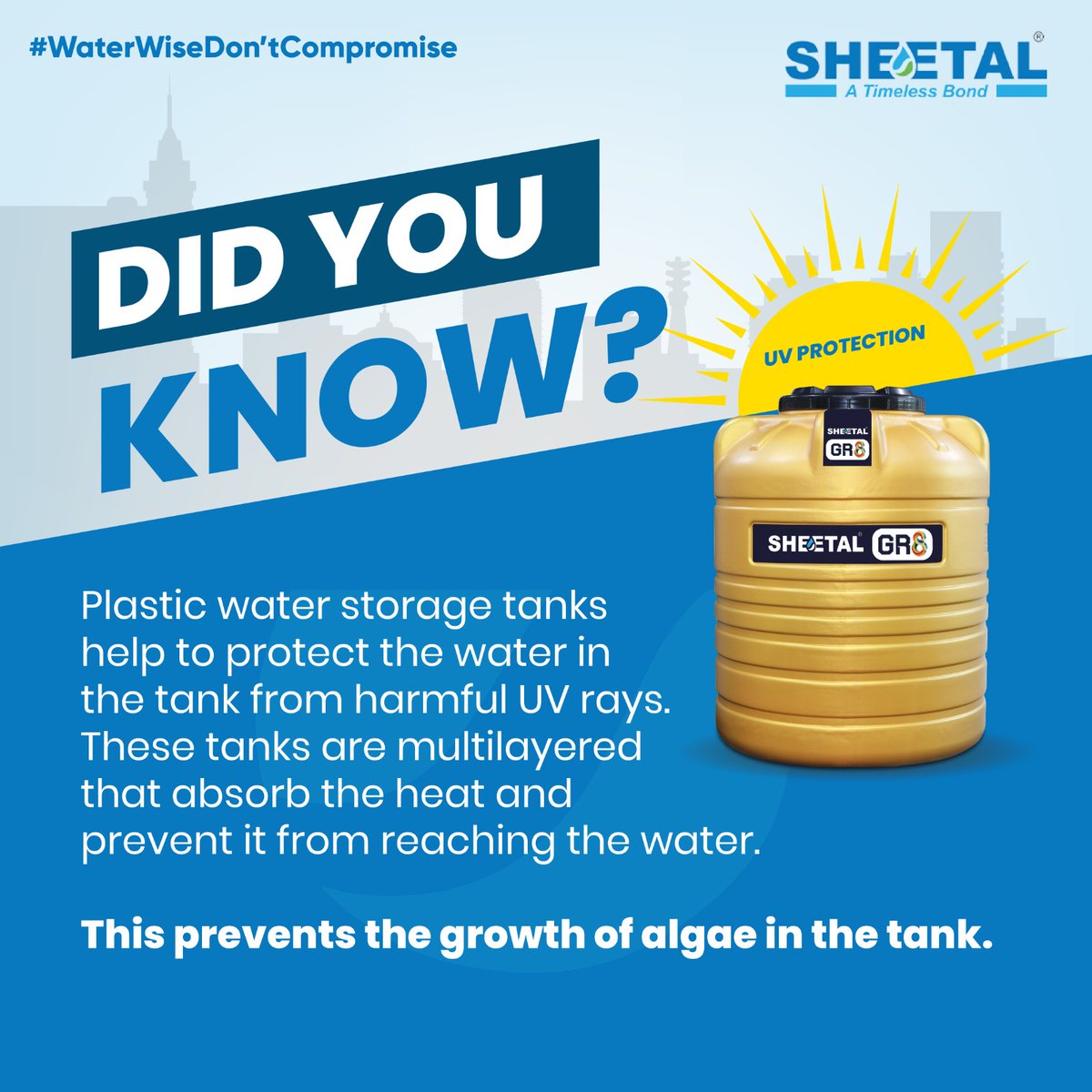 thesheetalgroup's tweet photo. Did you know 🤔
#SheetalTanks #SheetalGroup #tanks #strength #positive #worldwaterday
#waterday2023 #quiz #quiztime #worldwaterday💧
#surroundings #dustbin #solutions #cleaning #clean #dustbins #affordable #durability #best #multiplelayers #explore #trending #strong #trending https://t.co/Y8lTgvDt2E